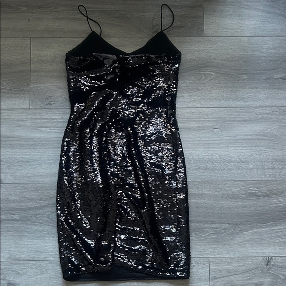 Armani Exchange Black Sequin Dress - Picture 2 of 7